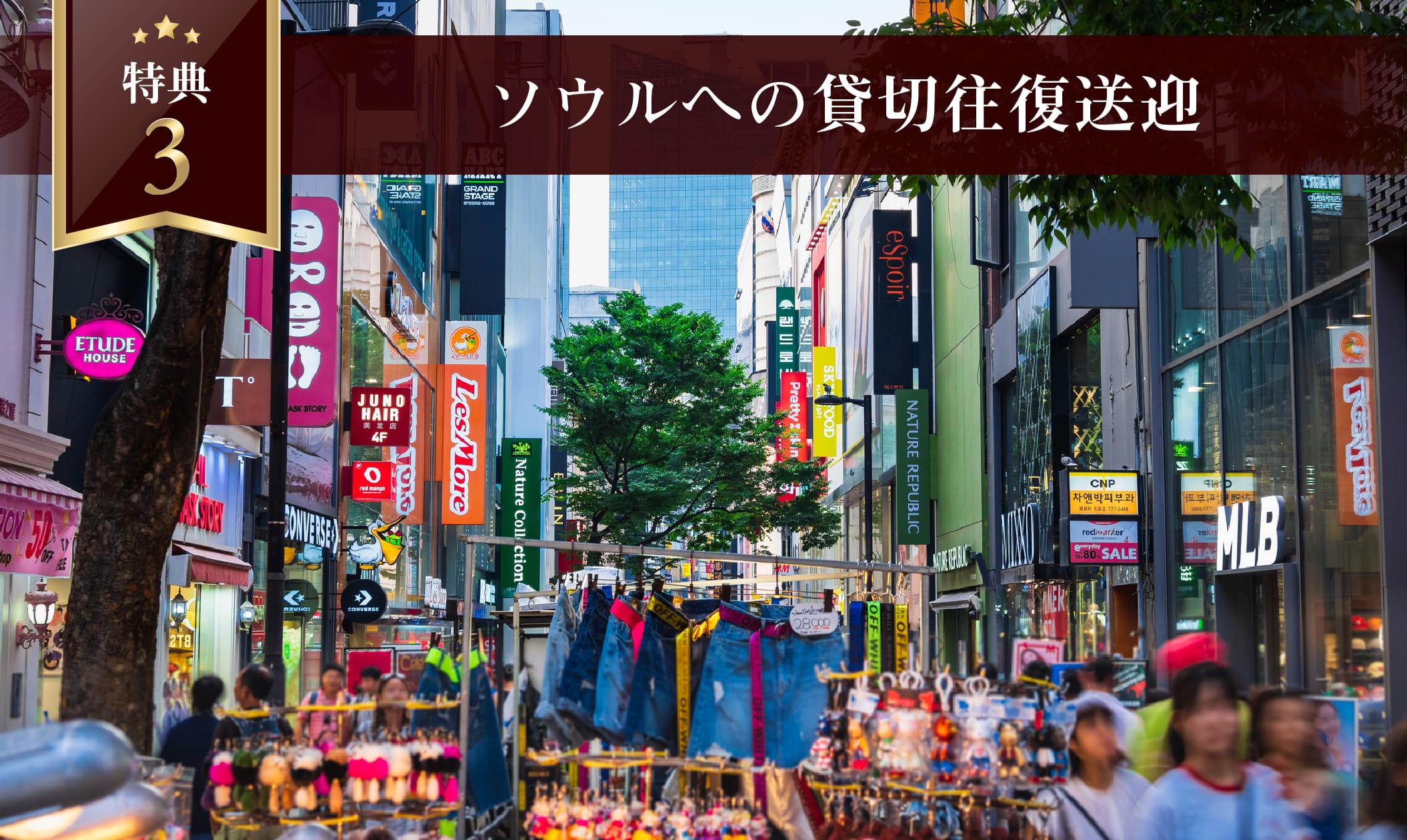 ソウル貸切往復送迎サービス特典画像